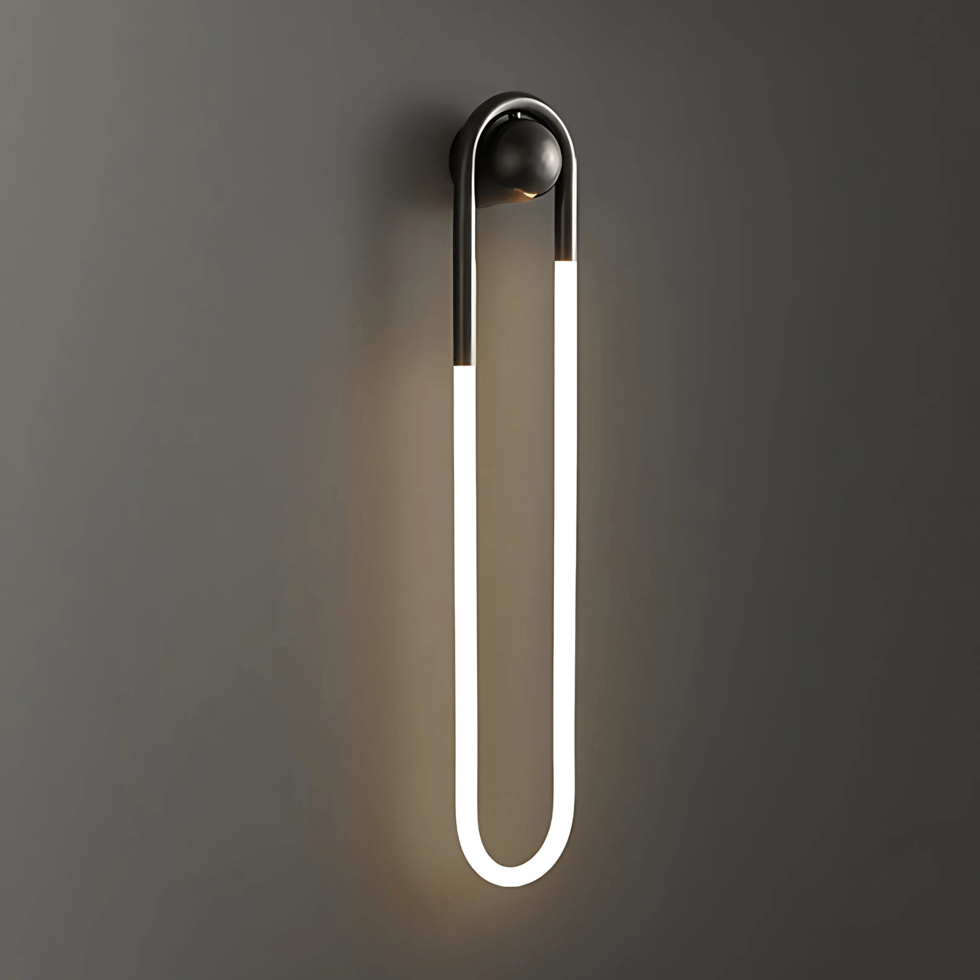 Minimalist Pendant Light in Brushed Brass or Satin Black NALANI