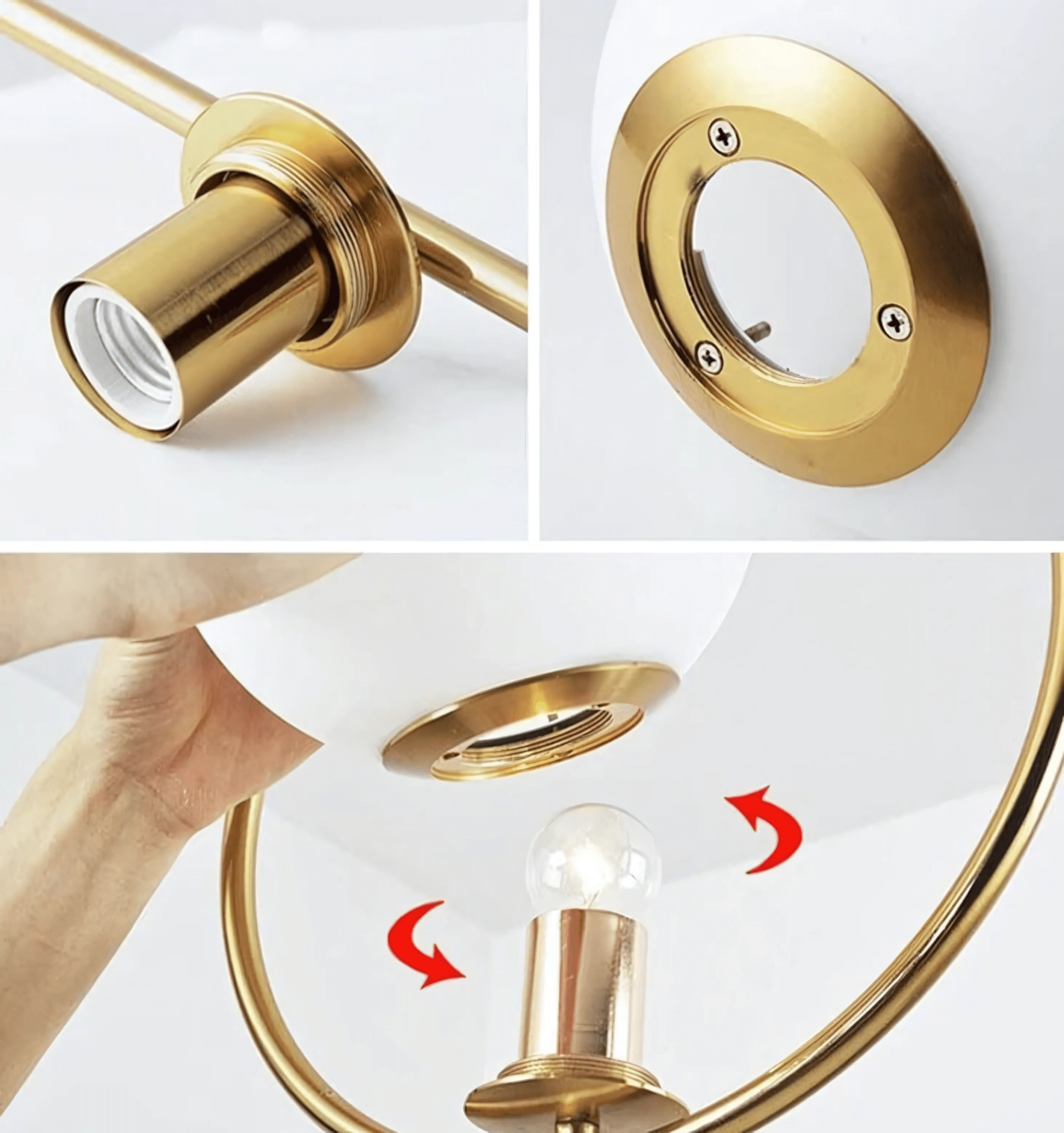 Minimalist Pendant Lights With Frosted Glass Globes NALANI