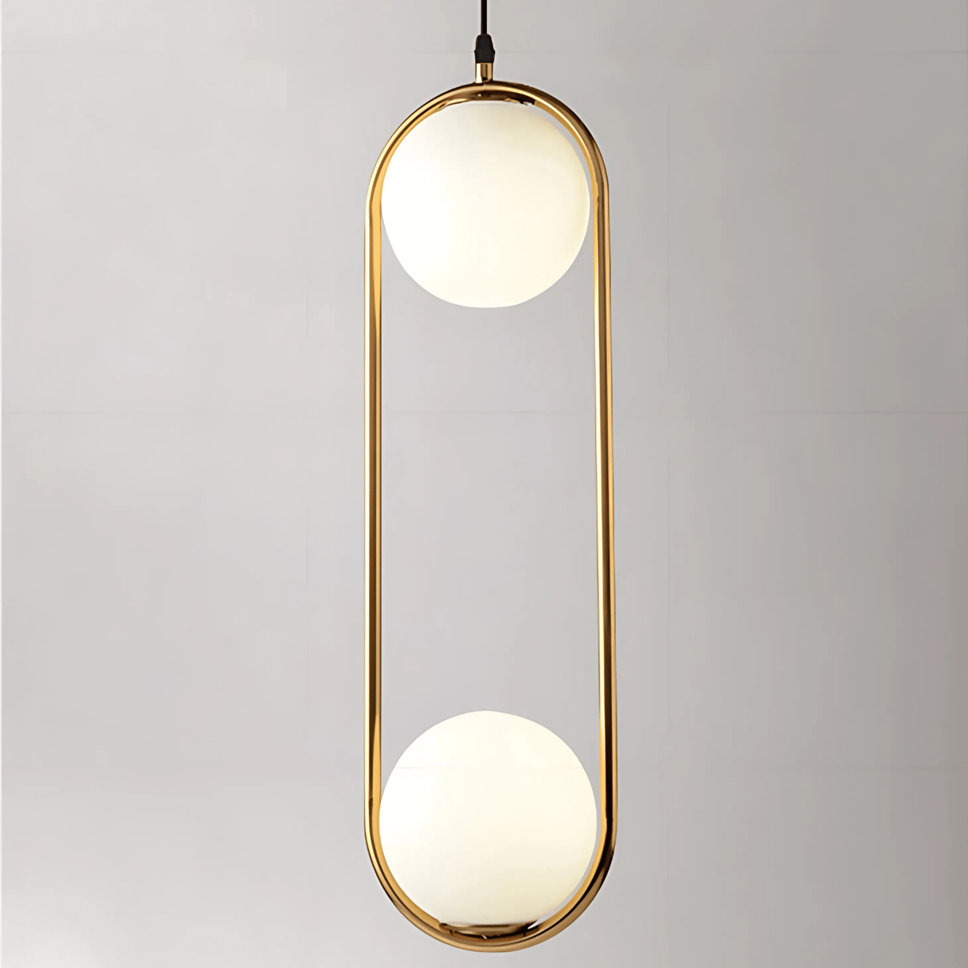 Minimalist Pendant Lights With Frosted Glass Globes NALANI