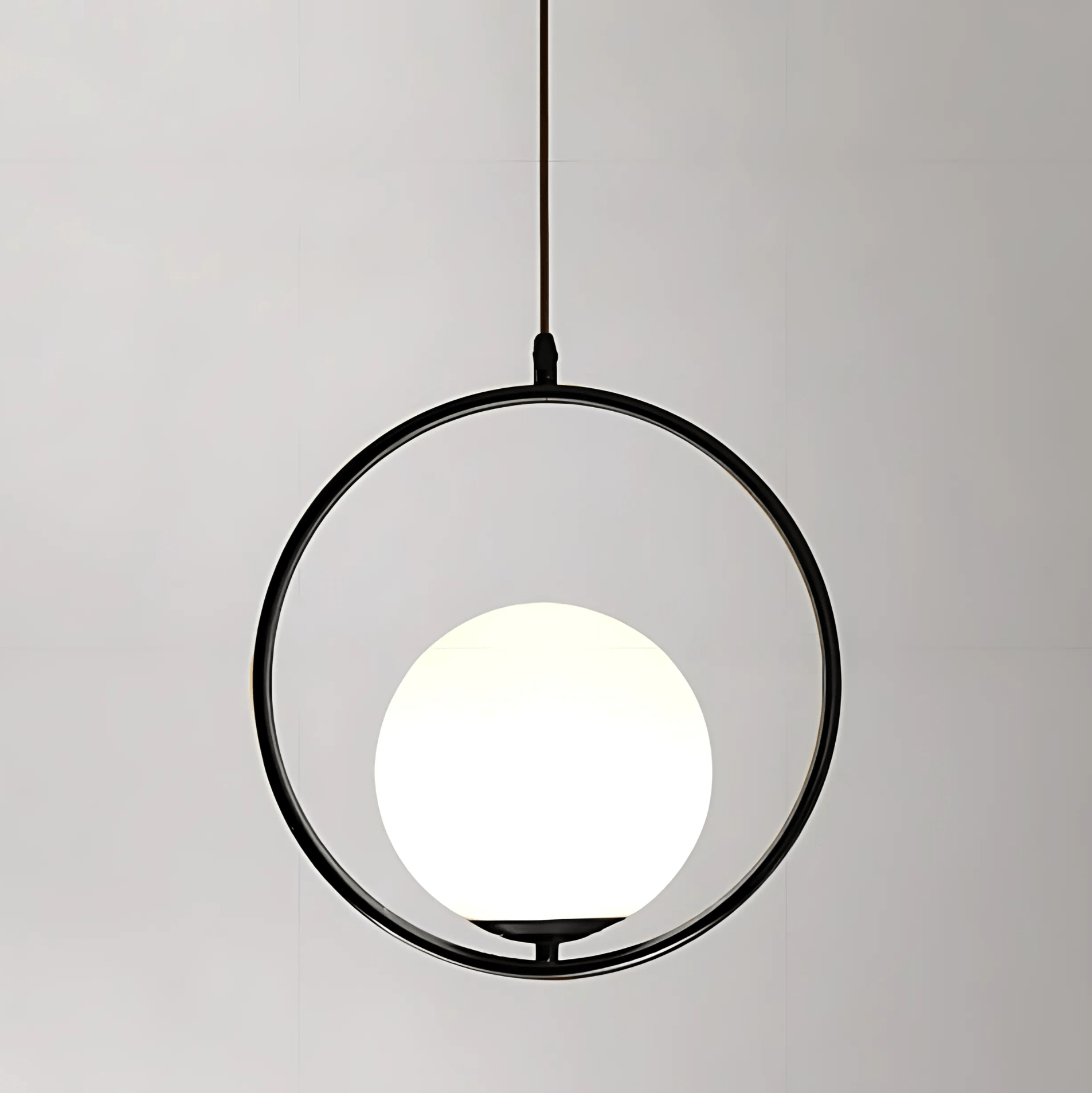 Minimalist Pendant Lights With Frosted Glass Globes NALANI
