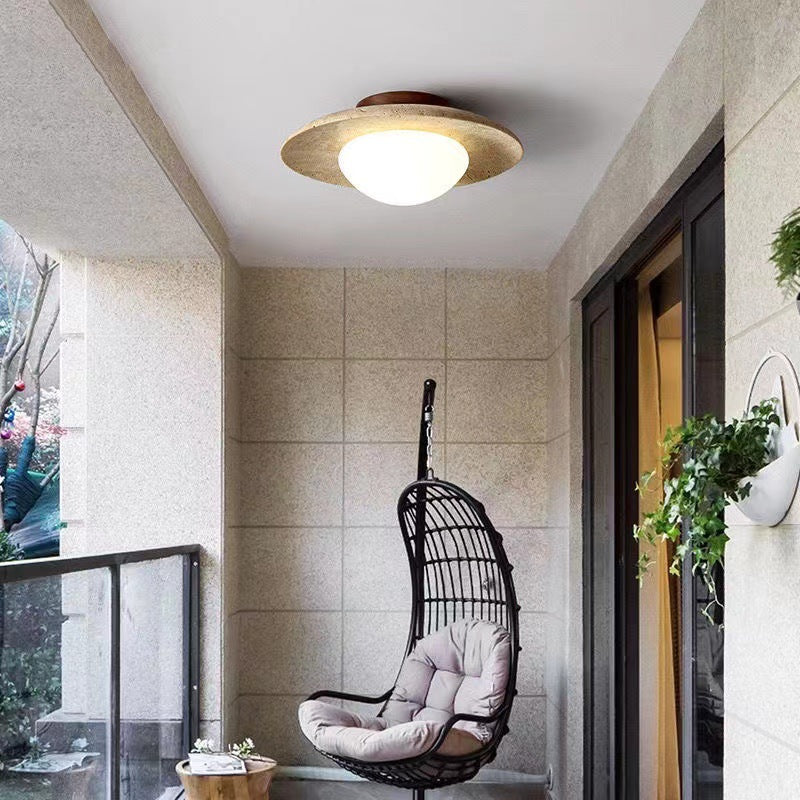 Minimalist Travertine LED Ceiling Light Nordic Design NALANI