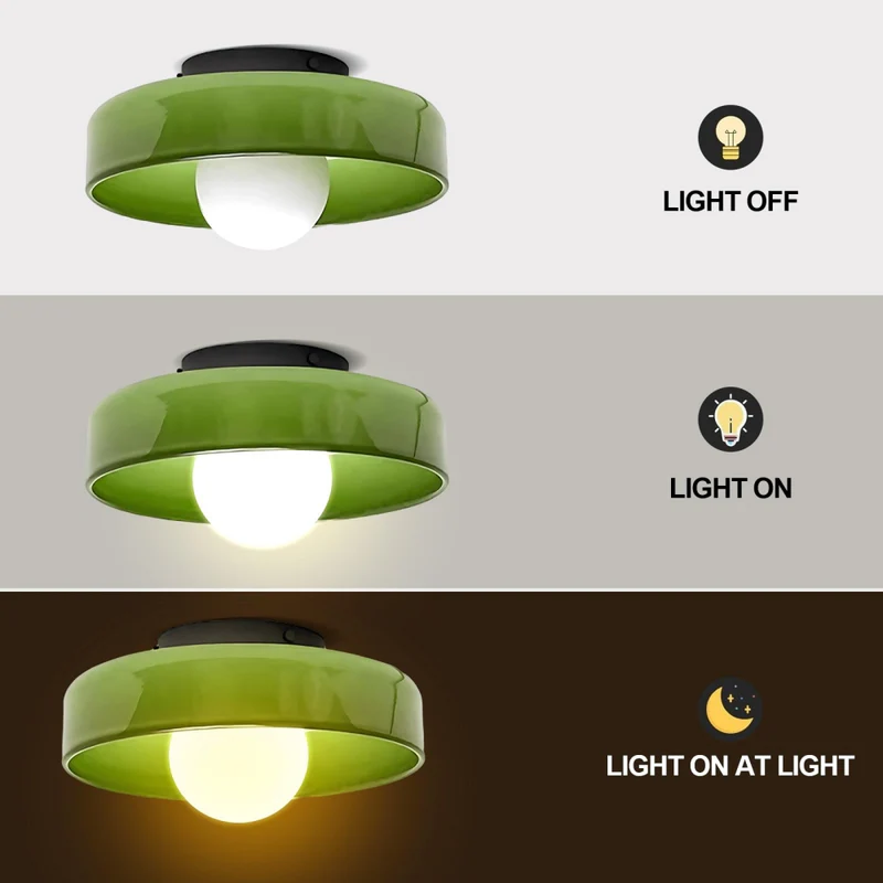 Modern Round Flush Mount Kitchen Flush Ceiling Light Fixture NALANI