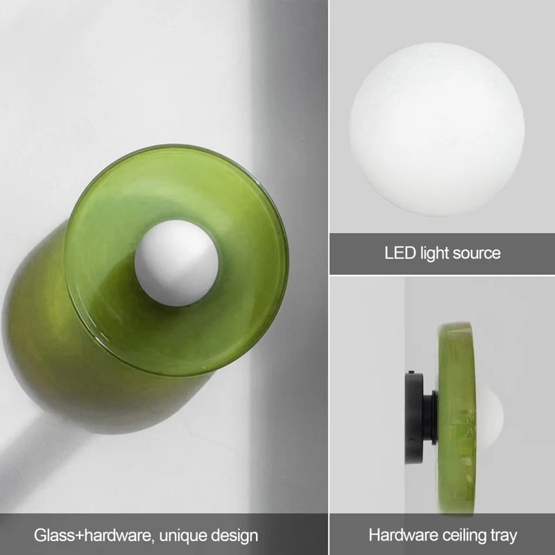 Modern Round Flush Mount Kitchen Flush Ceiling Light Fixture NALANI