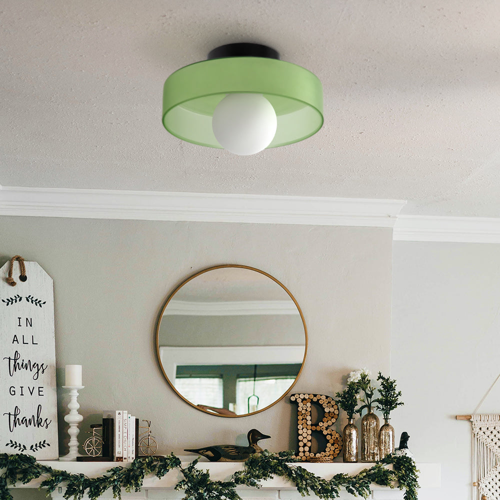 Modern Round Flush Mount Kitchen Flush Ceiling Light Fixture NALANI