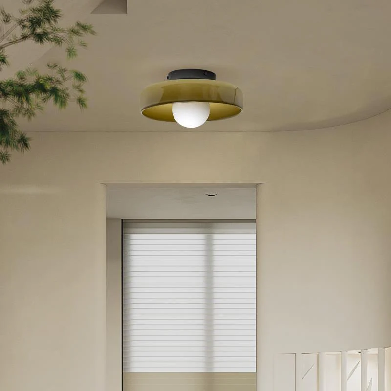 Modern Round Flush Mount Kitchen Flush Ceiling Light Fixture NALANI