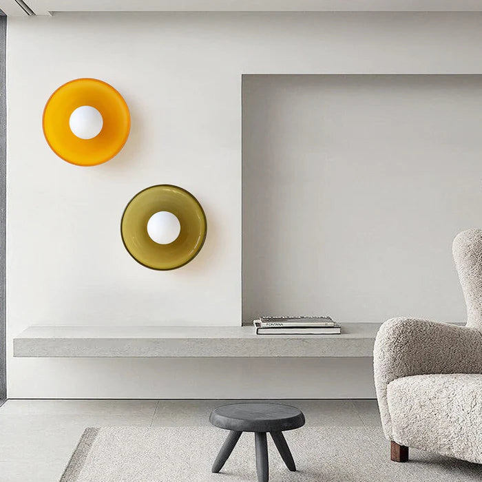 Modern Round Flush Mount Kitchen Flush Ceiling Light Fixture NALANI