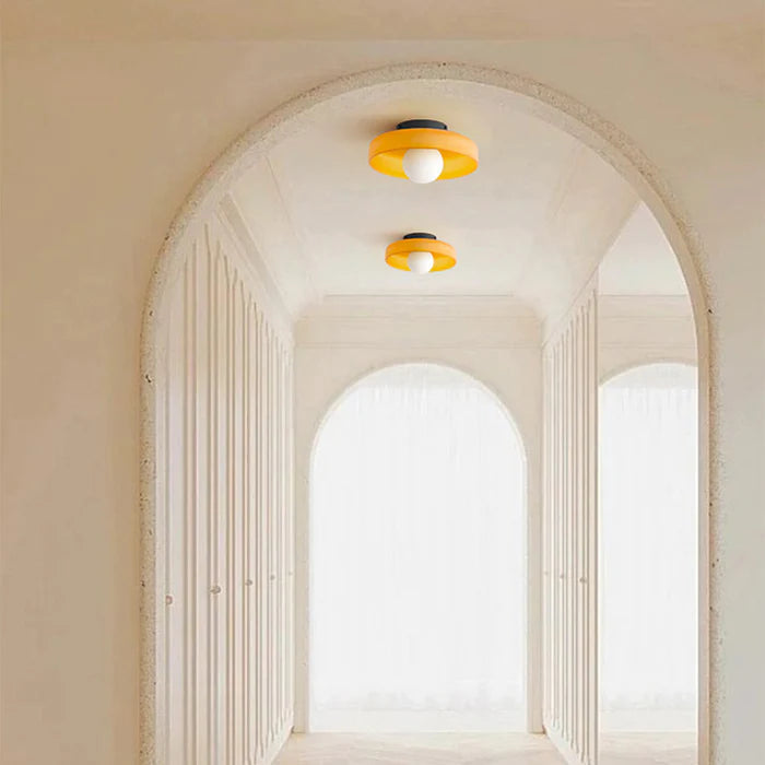Modern Round Flush Mount Kitchen Flush Ceiling Light Fixture NALANI