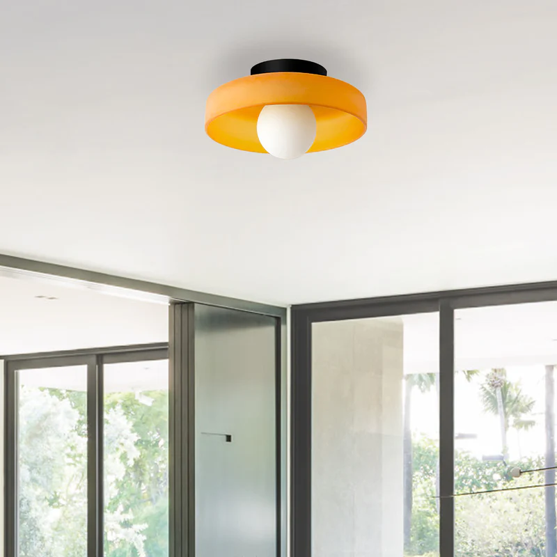 Modern Round Flush Mount Kitchen Flush Ceiling Light Fixture NALANI
