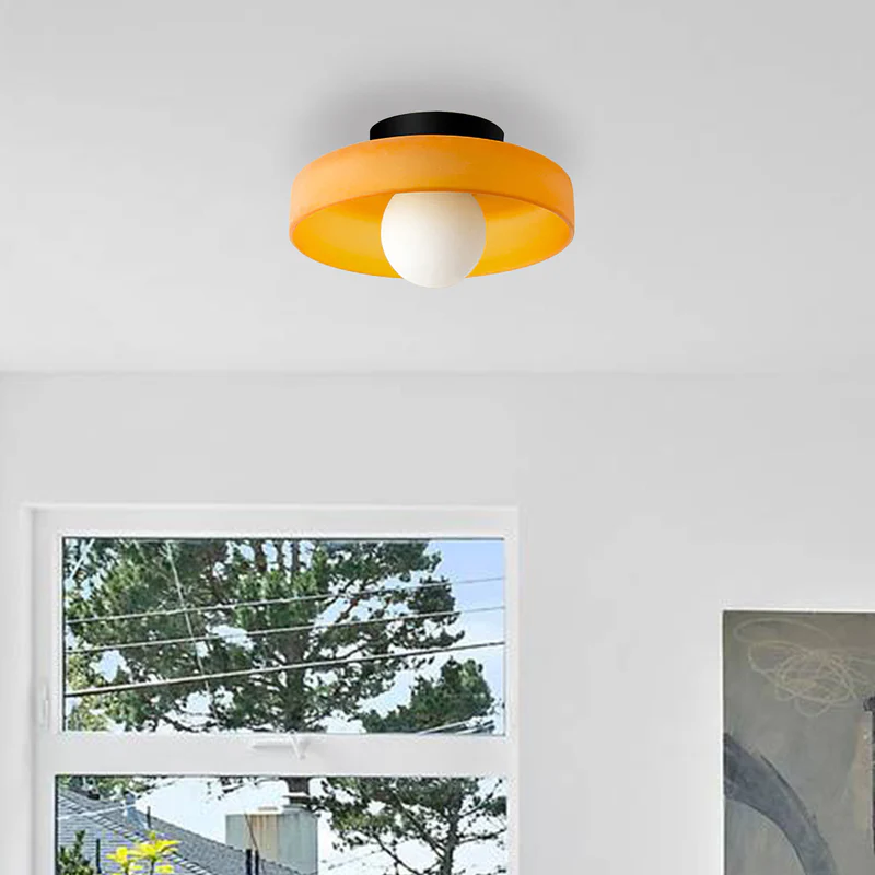 Modern Round Flush Mount Kitchen Flush Ceiling Light Fixture NALANI