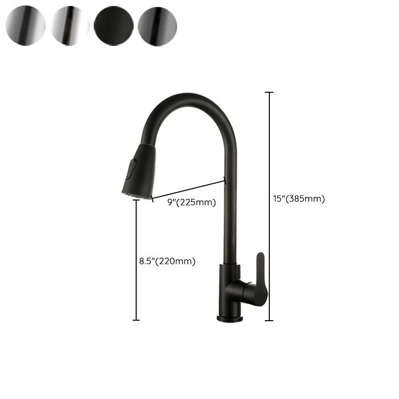 Modern Stainless Steel Kitchen Faucet Dual and Tri Mode NALANI