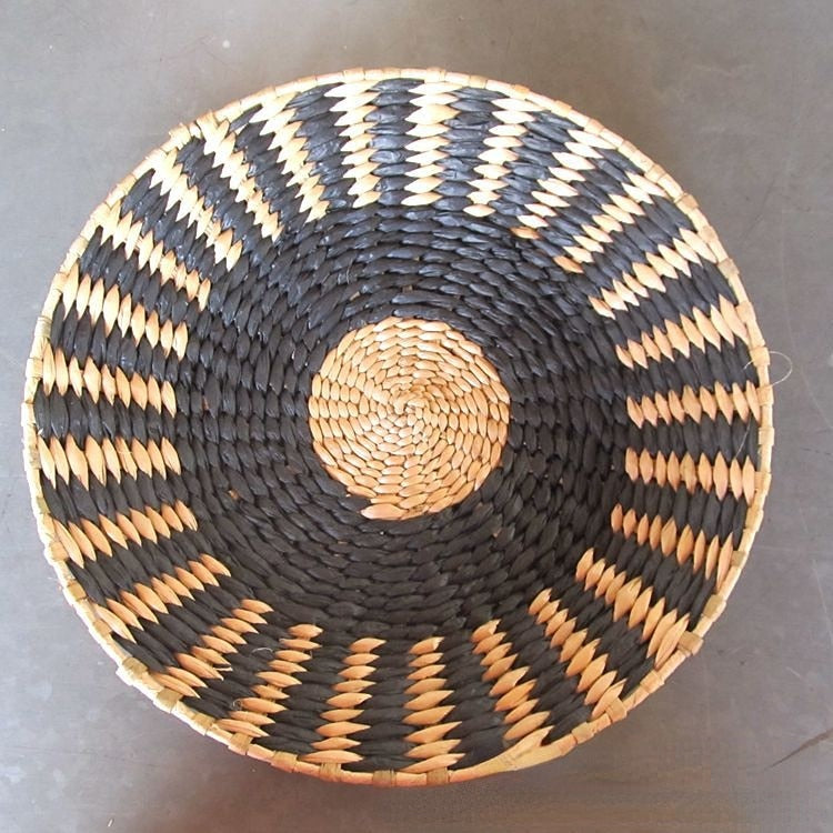 Moroccan Style Straw Wall Plate Ethnic Home Decoration 30cm I NaLani