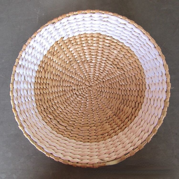 Moroccan Style Straw Wall Plate Ethnic Home Decoration 30cm L NaLani