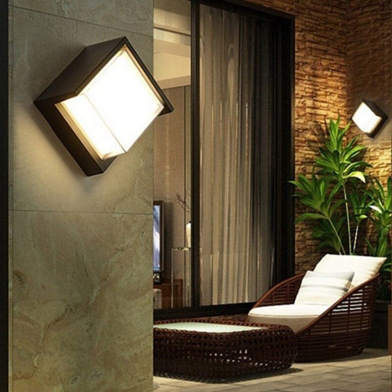 Motion Sensor Outdoor Wall Lamp for Modern Home Illumination NaLani