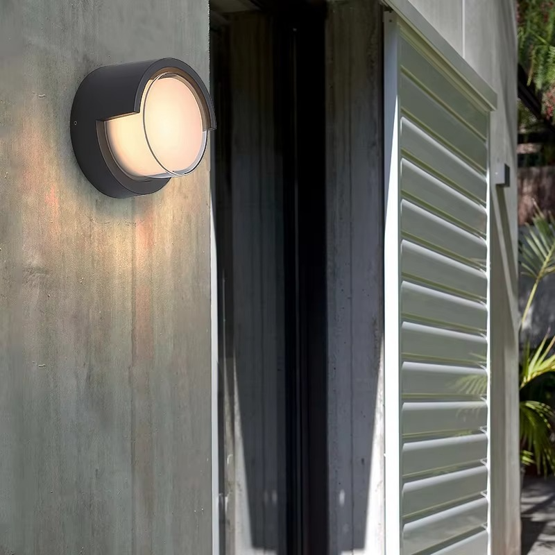 Motion Sensor Outdoor Wall Lamp for Modern Home Illumination NaLani