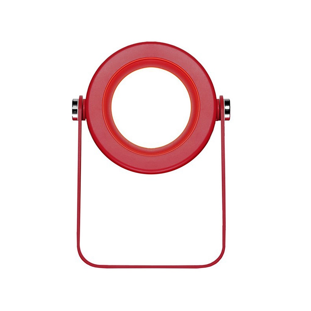 Multifunctional Foldable Camping Night Light USB Rechargeable Lamp Red NALANI