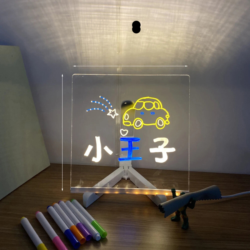 Multifunctional LED Birthday Lamp with Erasable Drawing Board M NALANI