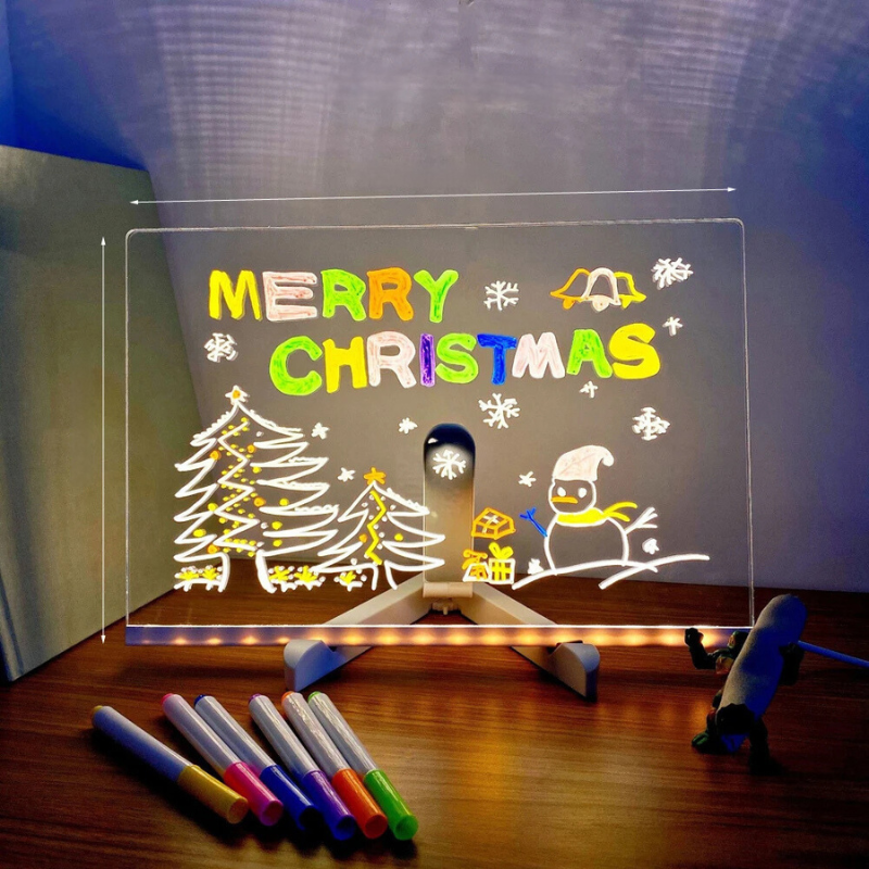 Multifunctional LED Birthday Lamp with Erasable Drawing Board L NALANI