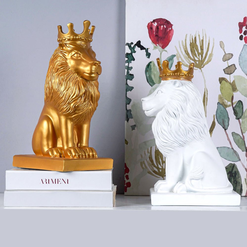 Nordic Minimalist Regal Lion Home Decor Accent for Royal Look NaLani