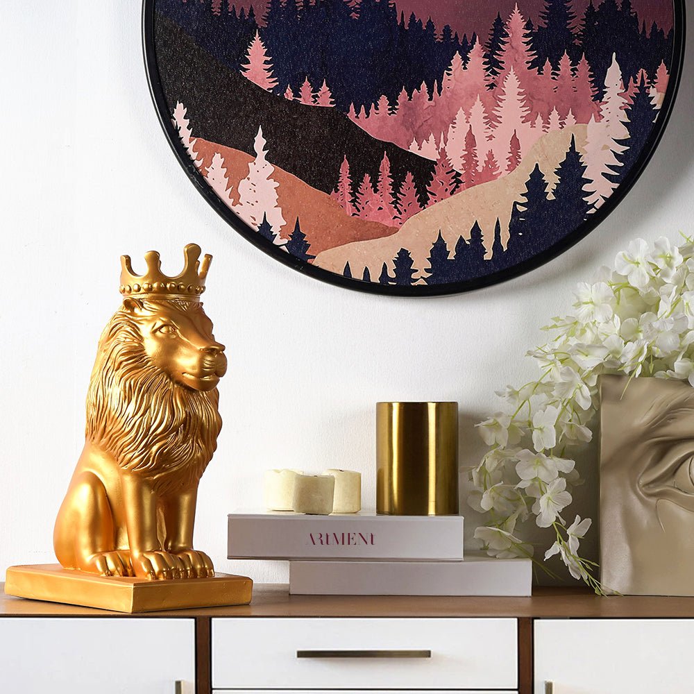 Nordic Minimalist Regal Lion Home Decor Accent for Royal Look NaLani
