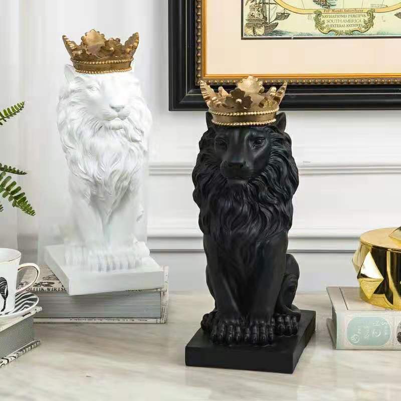 Nordic Minimalist Regal Lion Home Decor Accent for Royal Look NaLani