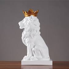 Nordic Minimalist Regal Lion Home Decor Accent for Royal Look NaLani