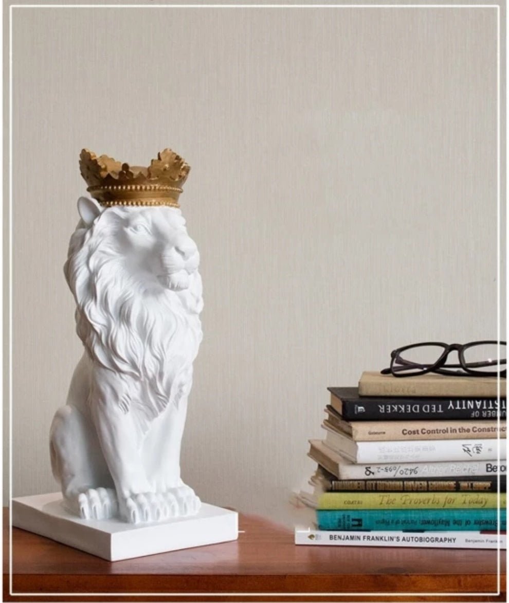Nordic Minimalist Regal Lion Home Decor Accent for Royal Look NaLani