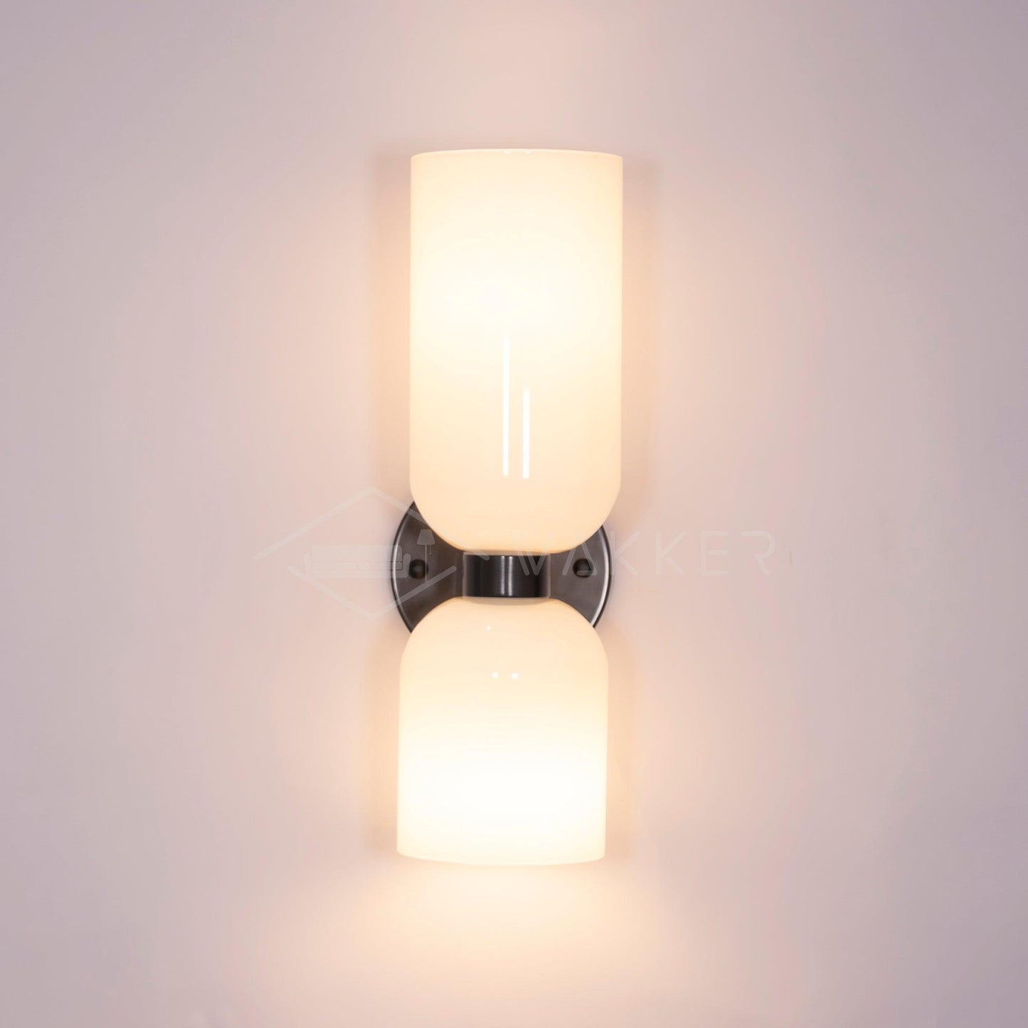 Opal Glass Wall Lamp With Warm Glow Modern Sconce Lighting NALANI