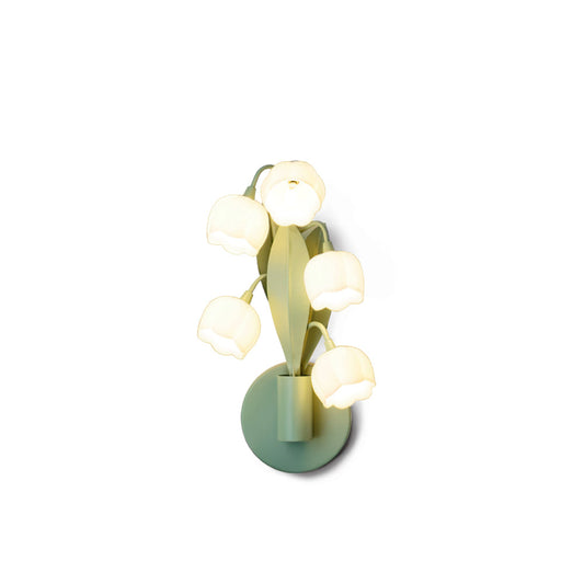 Orchid Wall Lamp Modern Metal Frame Wall Light Led NALANI