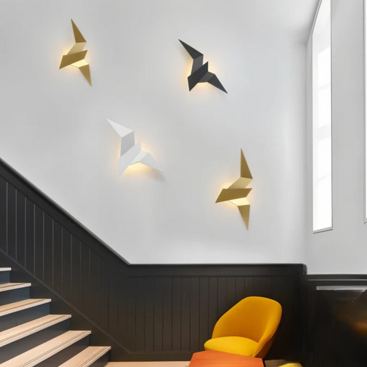 Origami Wall Lamp Unique Indoor Lighting for Living Rooms NALANI