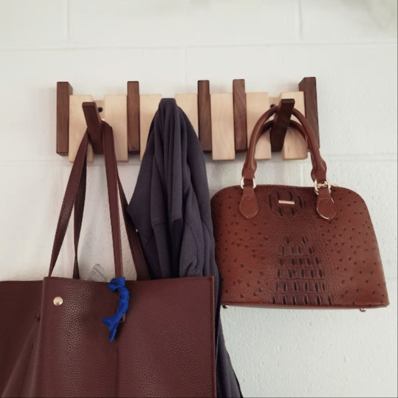 Piano Coat Rack Stylish Wooden Hanger for Home Decor NALANI