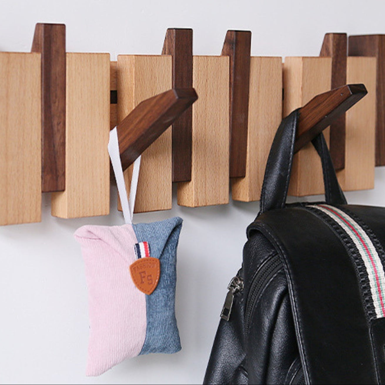 Piano Coat Rack Stylish Wooden Hanger for Home Decor NALANI
