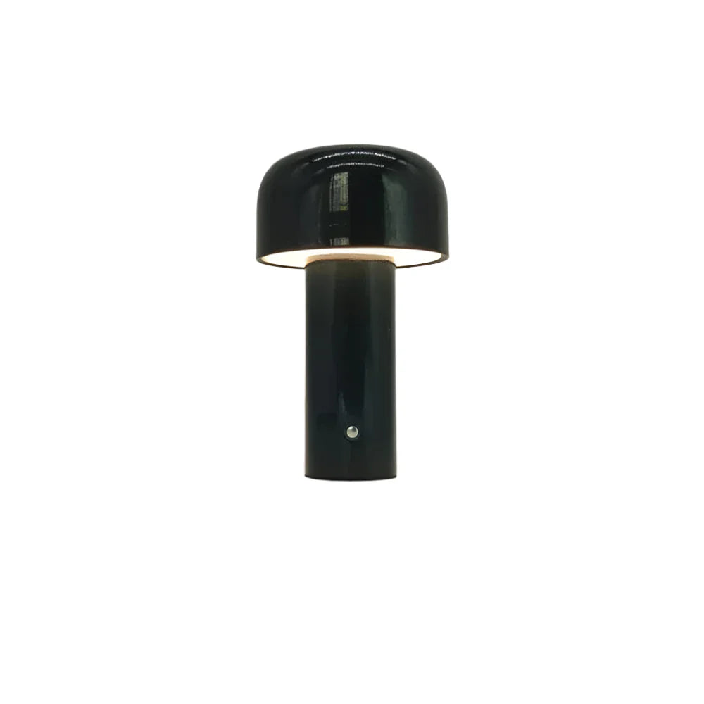 Portable LED Bedside Desk Lamp Cordless Modern Design Black NALANI