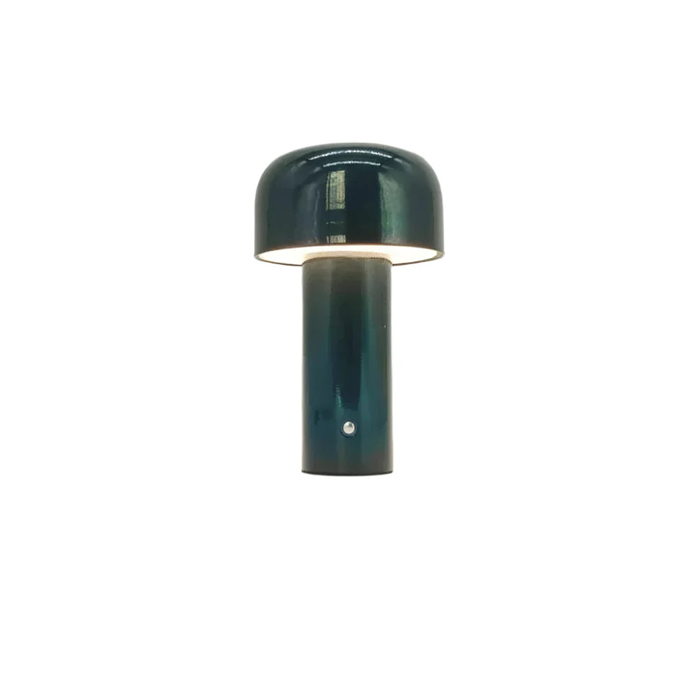 Portable LED Bedside Desk Lamp Cordless Modern Design Dark green NALANI