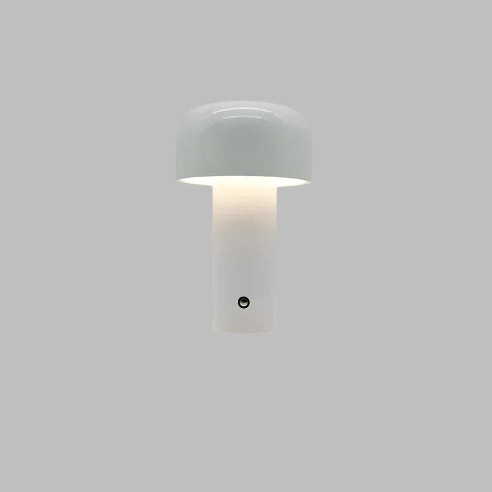 Portable LED Bedside Desk Lamp Cordless Modern Design White NALANI