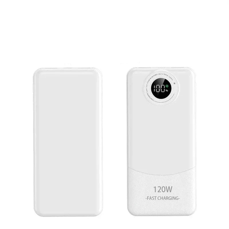Power Bank 120W Fast Charge 20000mAh Portable Charger White 10,000 mAh NALANI