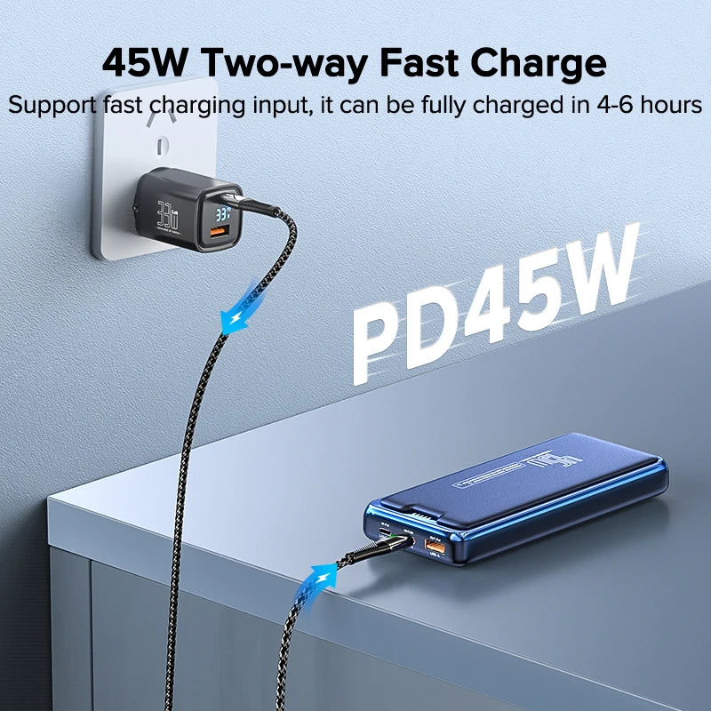 Power Bank 20000mAh 45W Fast Charging For Laptop Phone NALANI