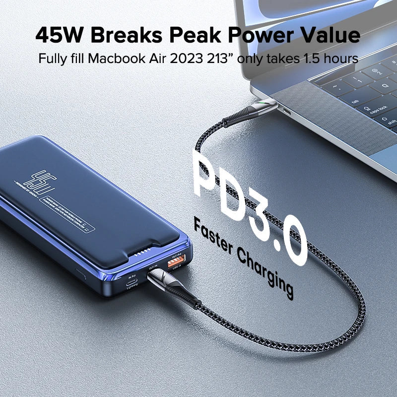 Power Bank 20000mAh 45W Fast Charging For Laptop Phone NALANI