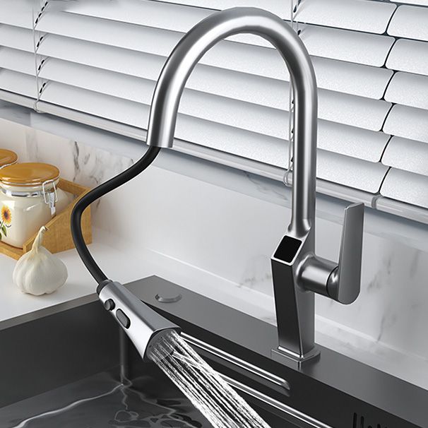 Pull Down Kitchen Faucet With Sprayer And Single Handle NALANI