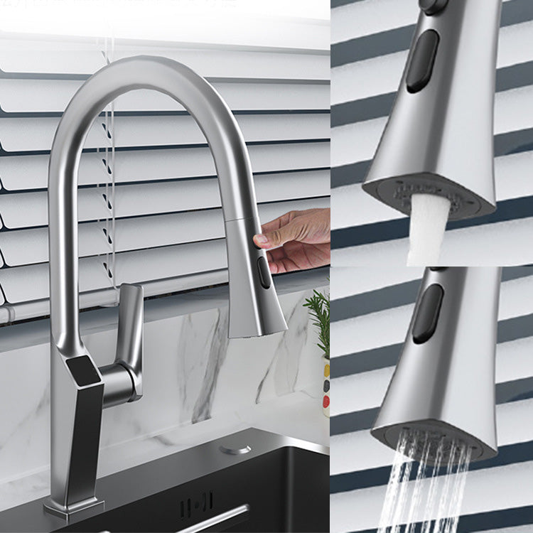 Pull Down Kitchen Faucet With Sprayer And Single Handle NALANI