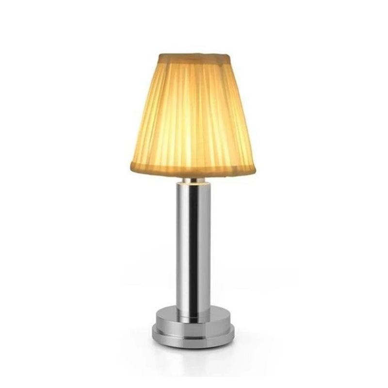 Rechargeable Wireless Metal Table Lamp With LED Downlight NALANI