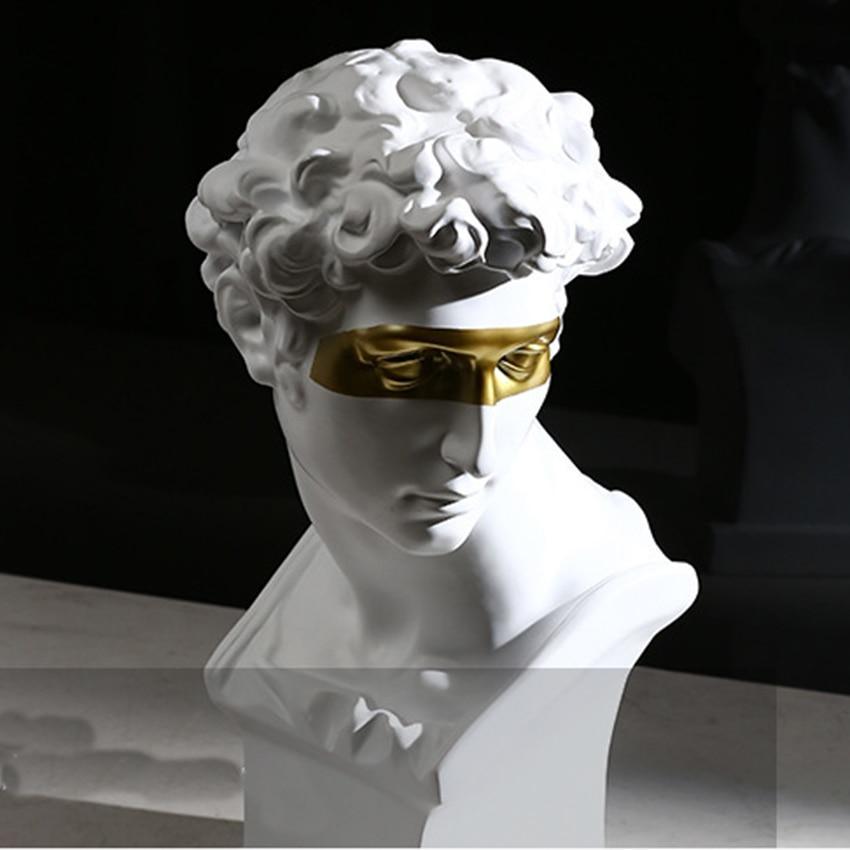 Resin Sculpture Figurine 14x30cm Decorative Home Accent White NALANI