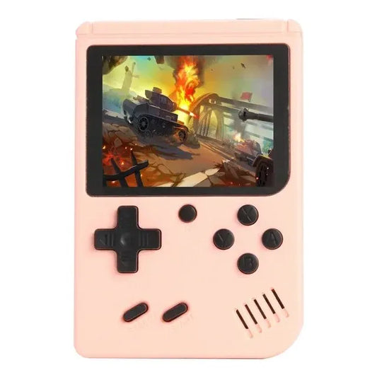Retro Handheld Game Console 2.4 Inch Color LCD 500 Games Pink NALANI