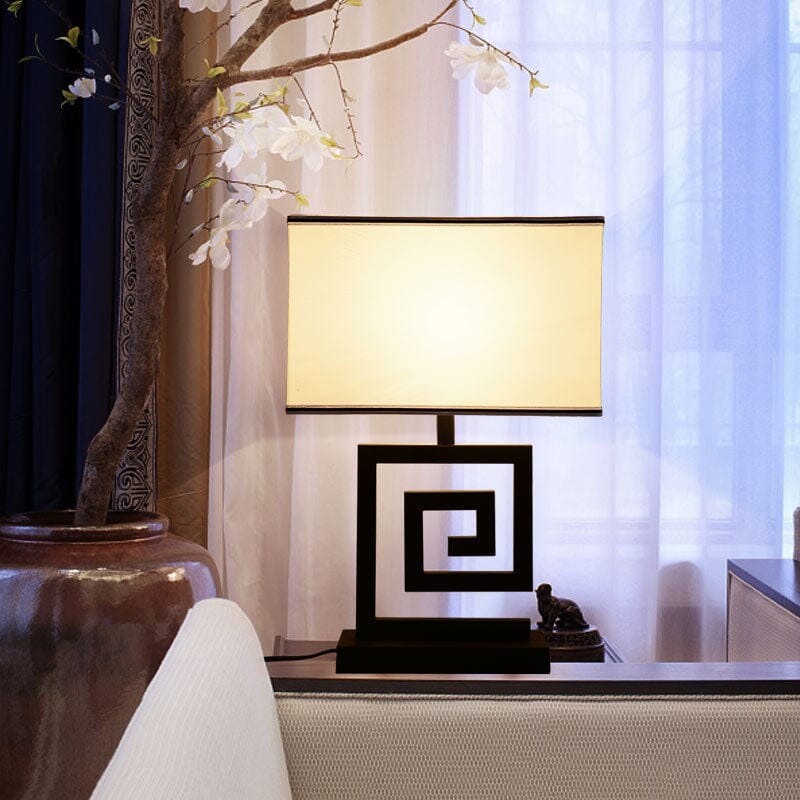 Retro Table Lamp Handmade Iron Decor For Chinese Style NALANI