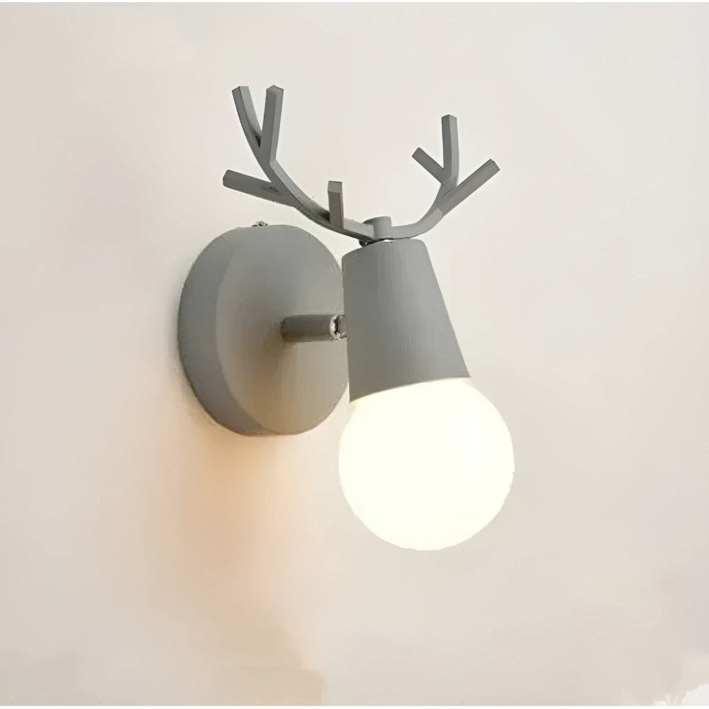 Revolia - LED wall light with antler inspiration Gray NALANI