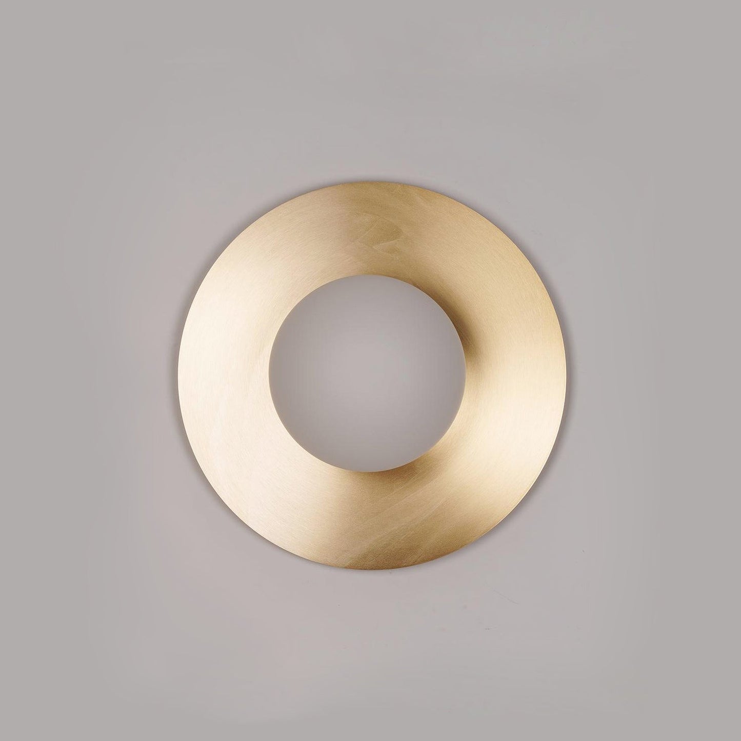 Round Glass Wall Lamp With Lunar Glow Art Light Ambient NALANI