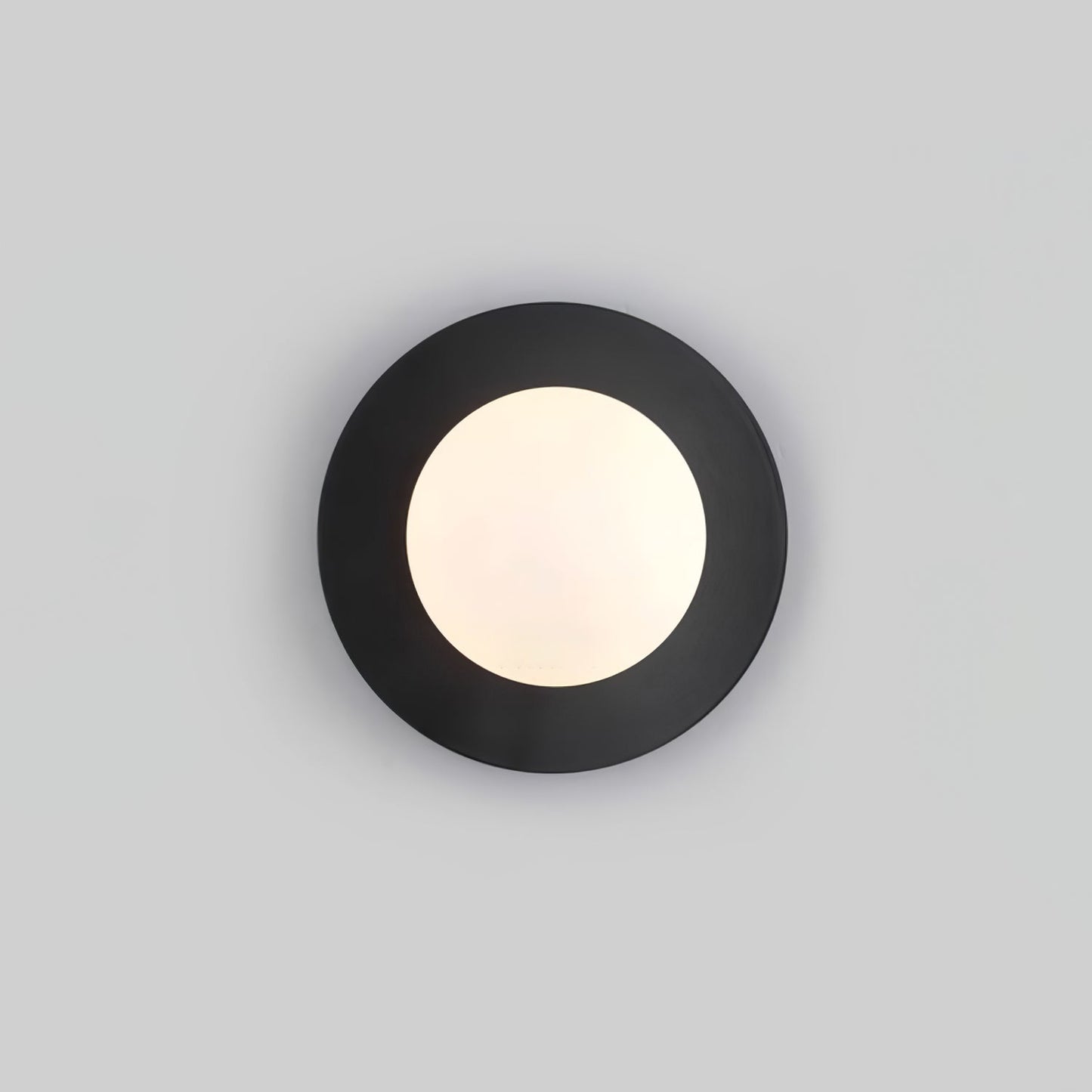 Round Glass Wall Lamp With Lunar Glow Art Light Ambient NALANI