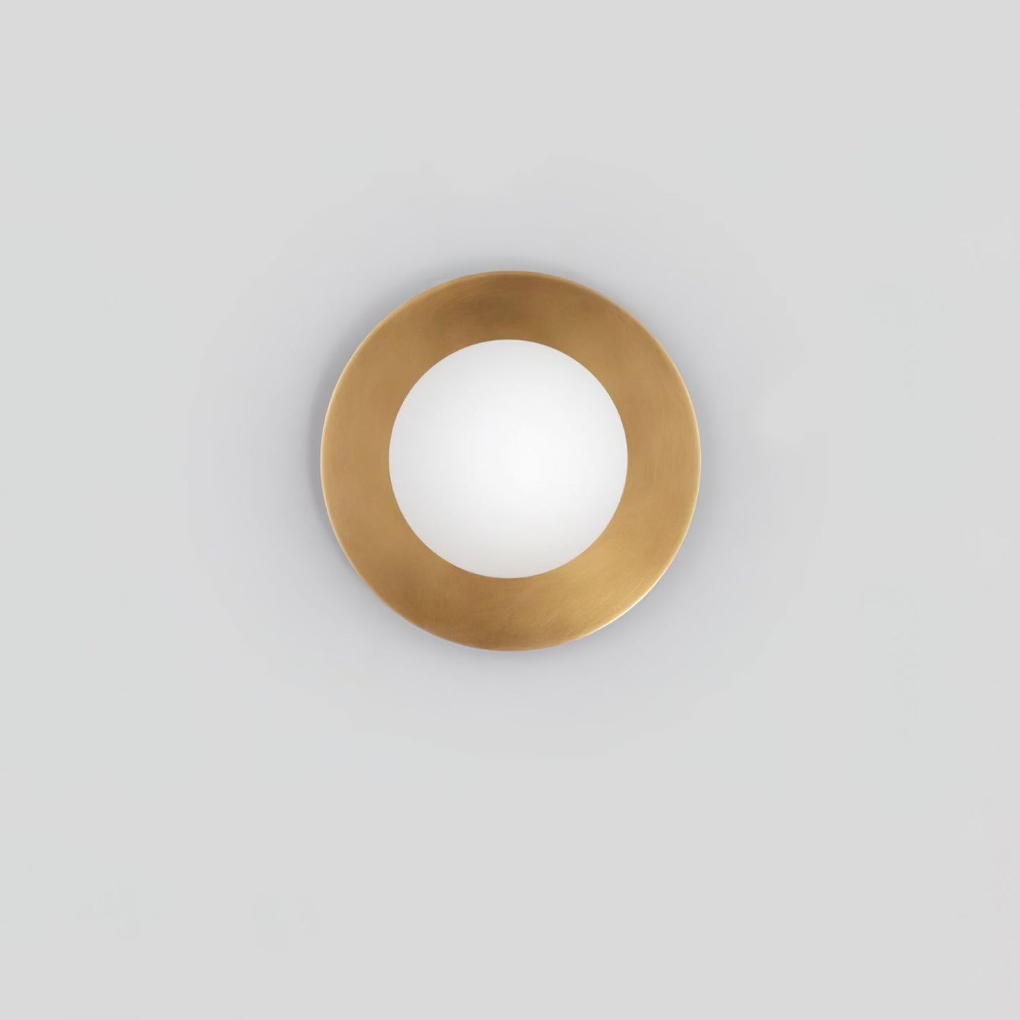 Round Glass Wall Lamp With Lunar Glow Art Light Ambient NALANI