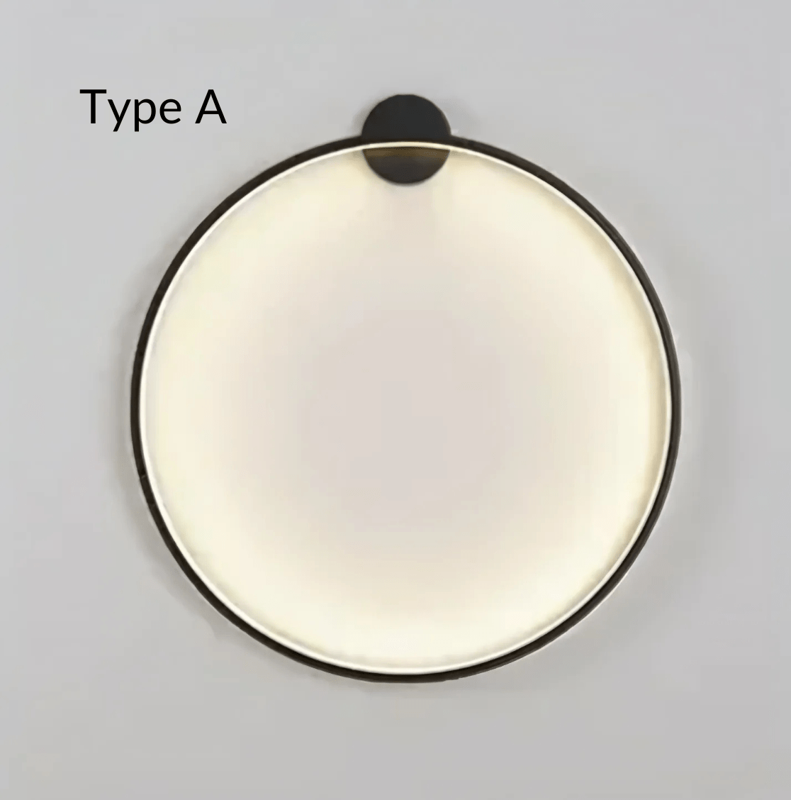 Satin Black Modern LED Ceiling Light Fixture Dimmable USB AC input Type A NALANI