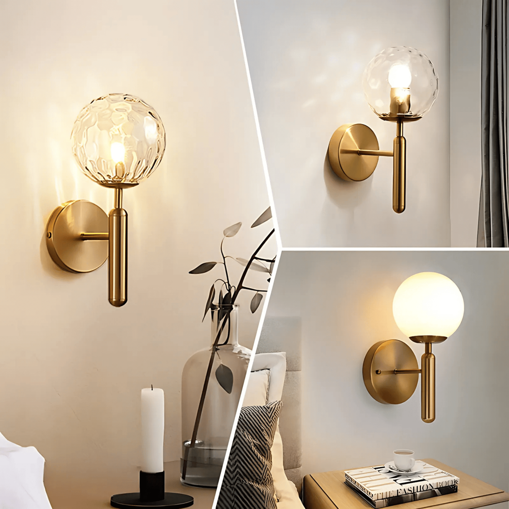 Satin Brass Wall Light Modern Fixture For Living Rooms NALANI