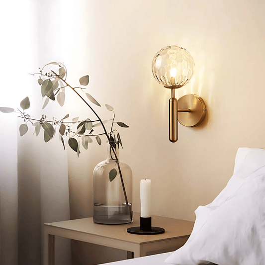Satin Brass Wall Light Modern Fixture For Living Rooms NALANI